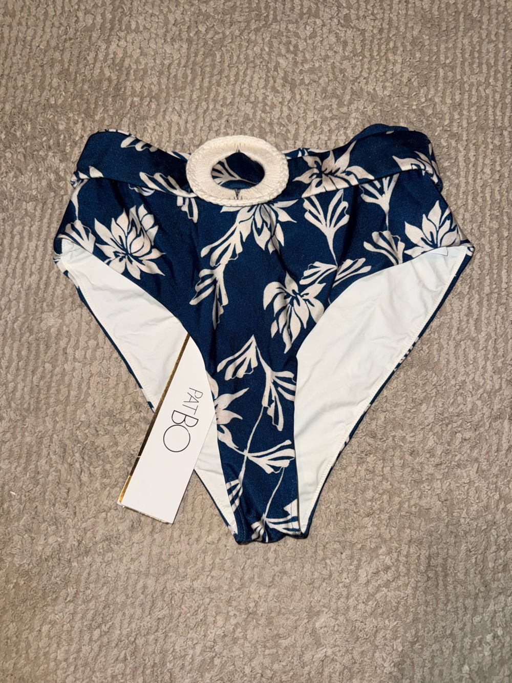 PatBo High Waist Bikini Bottom XL